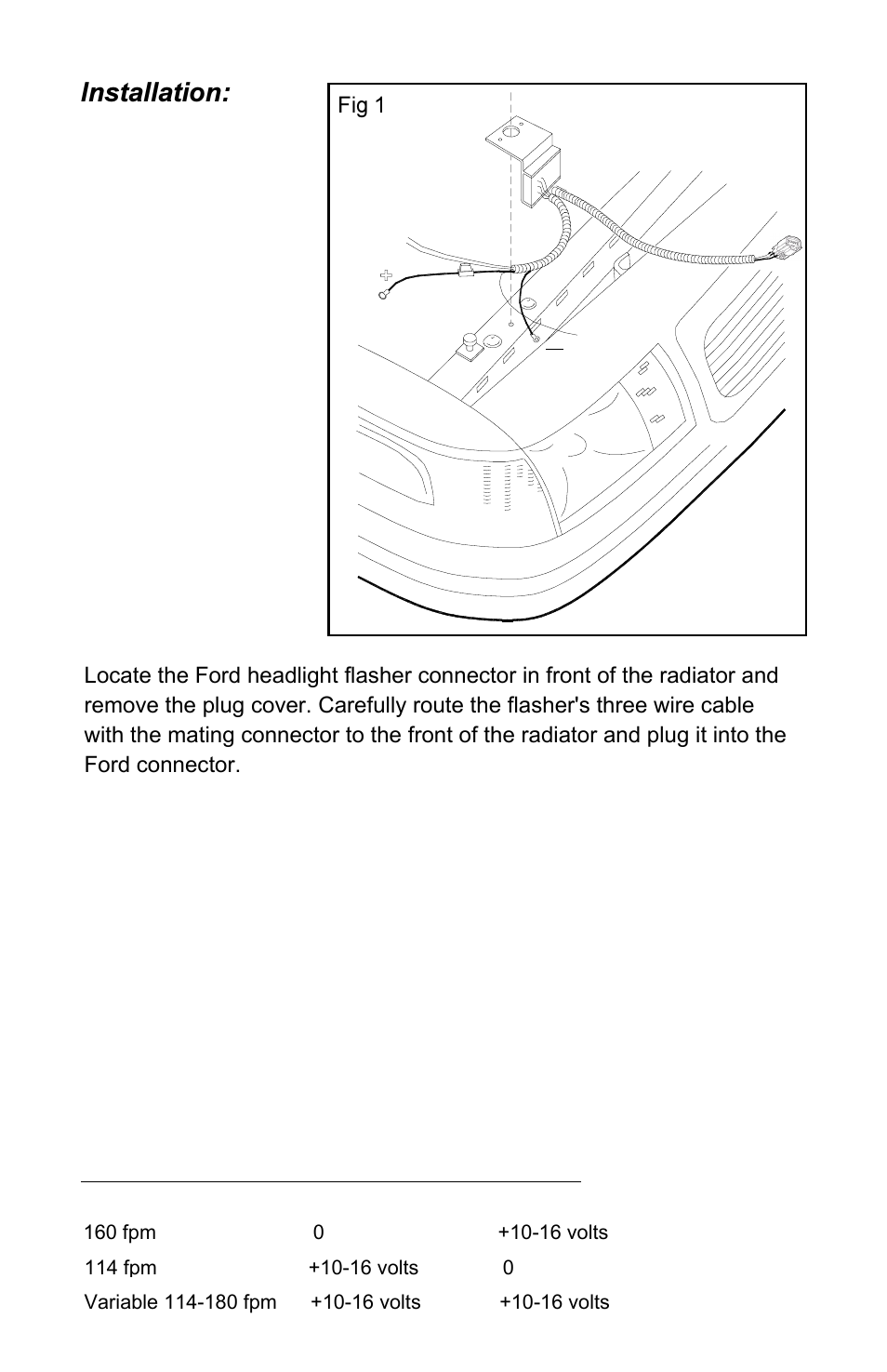 Installation | Code 3 Series 900 Flashers User Manual | Page 11 / 12