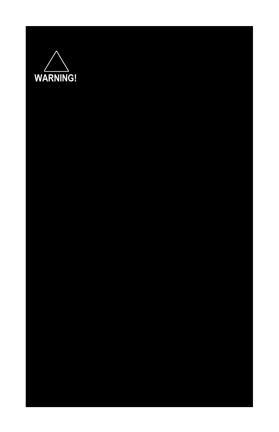 Warning | Code 3 Series 900 Flashers User Manual | Page 3 / 12