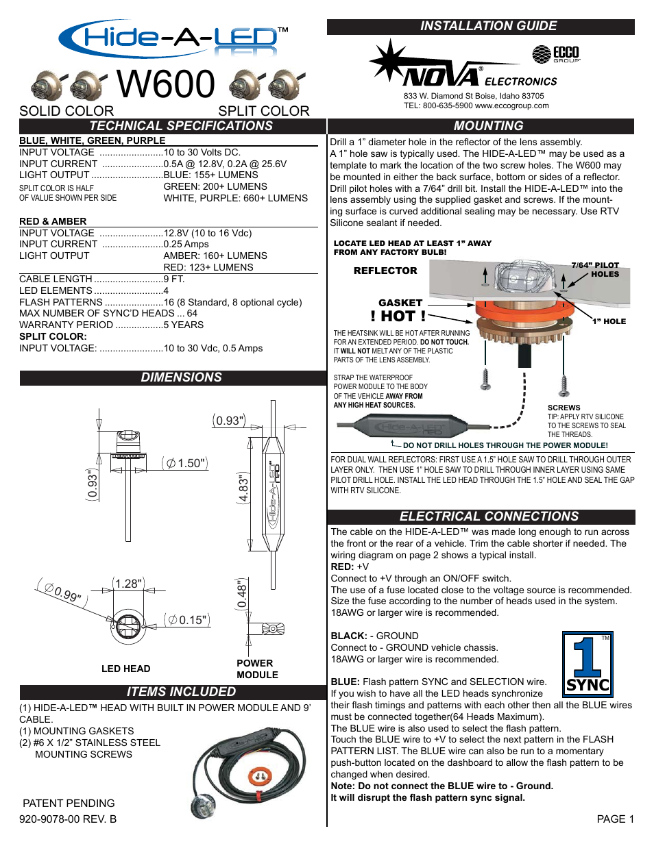 Code 3 Single Head Wildcat User Manual | 2 pages