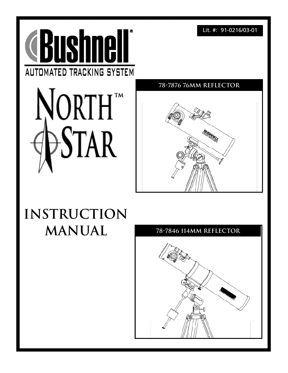 Bushnell NORTH STAR 78-7876 User Manual | 16 pages