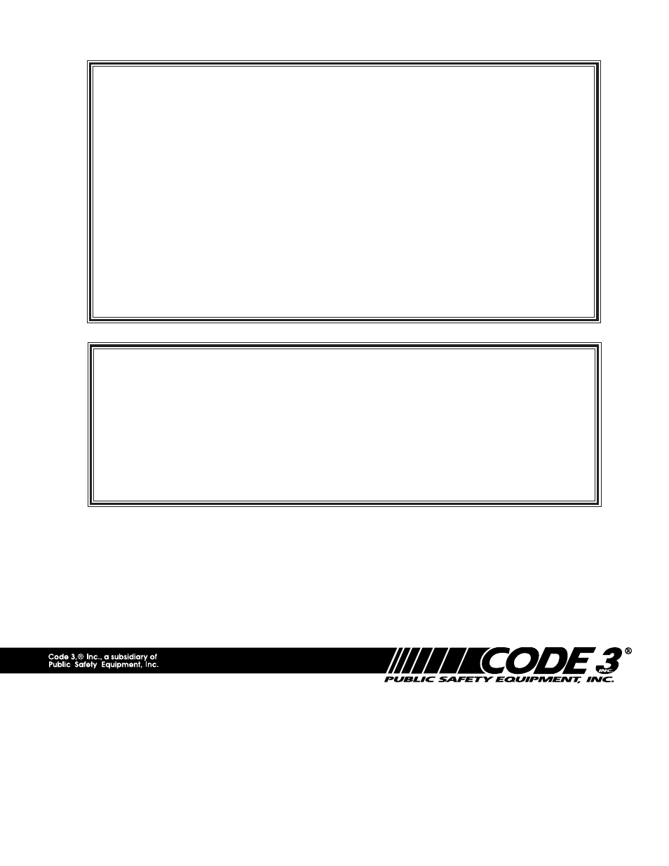 Product returns | Code 3 Stop/Turn/Tail User Manual | Page 8 / 8