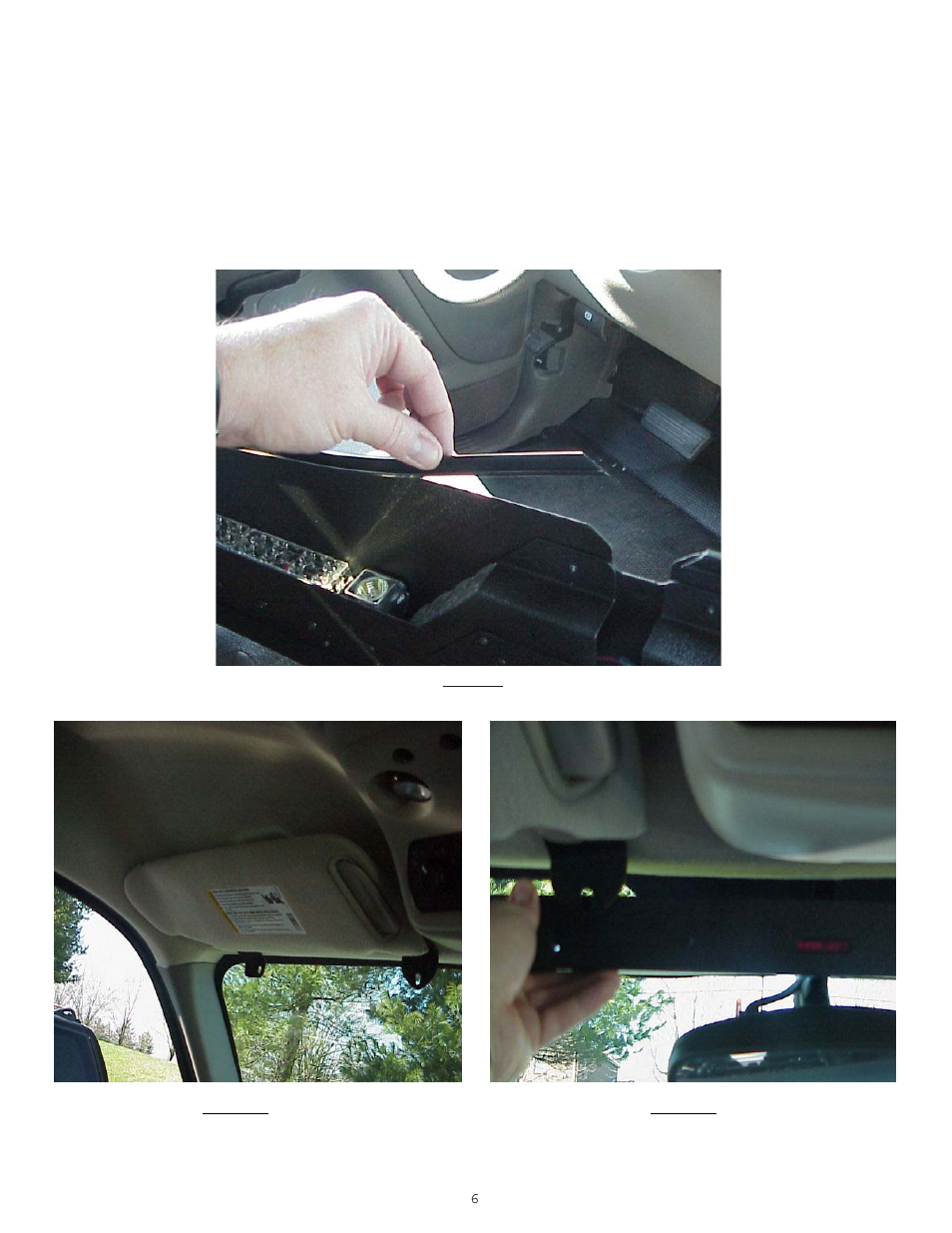 Mounting the supervisor | Code 3 SuperVisor for Chevy Tahoe User Manual | Page 6 / 16