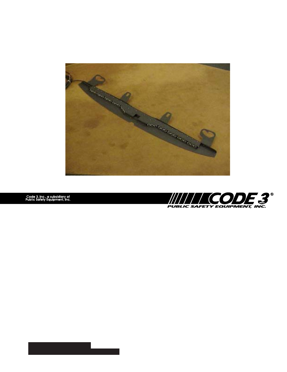 Code 3 SuperVisorTL for 2007 Chevy Tahoe User Manual | 12 pages