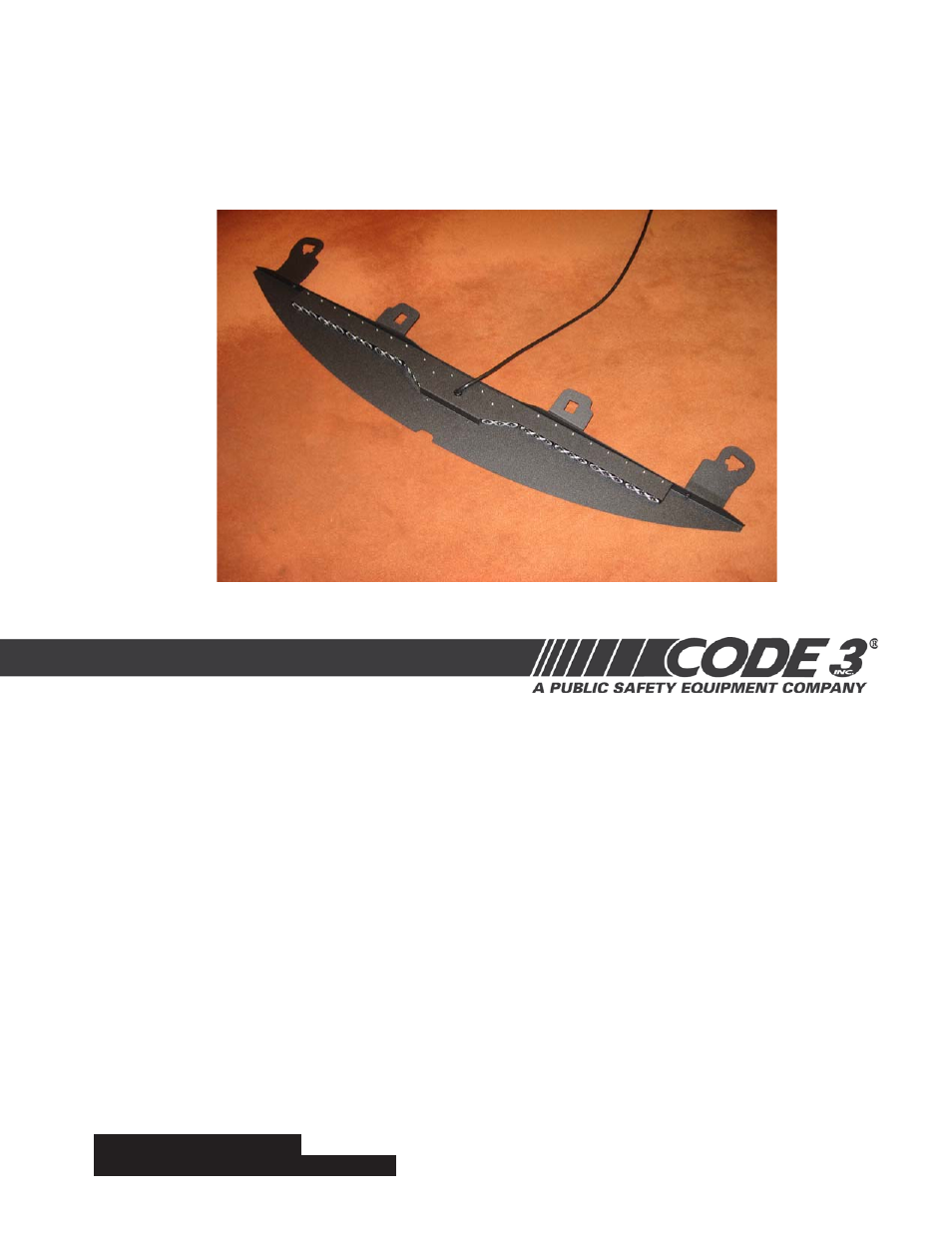 Code 3 SuperVisor TL for 2007 Ford Expedition User Manual | 12 pages