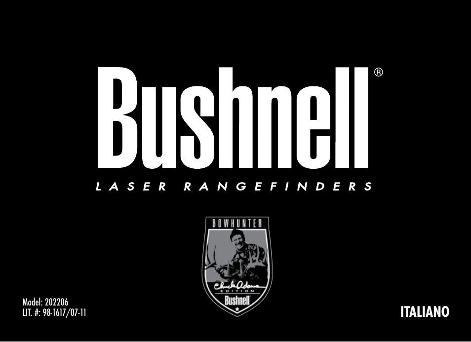 Italiano | Bushnell 202206 User Manual | Page 51 / 76