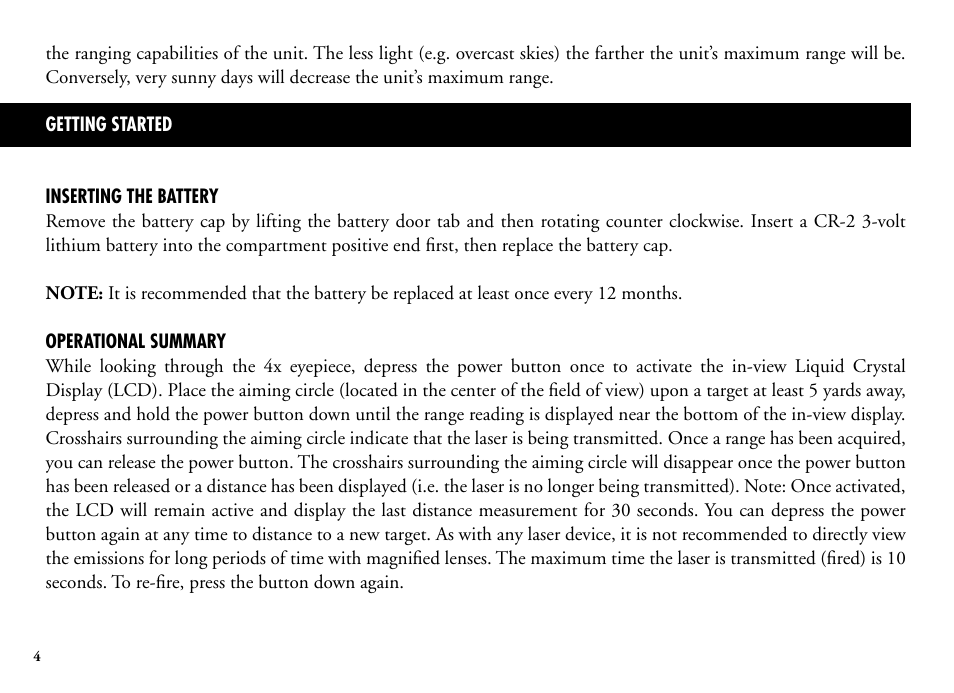 Bushnell 202206 User Manual | Page 6 / 76