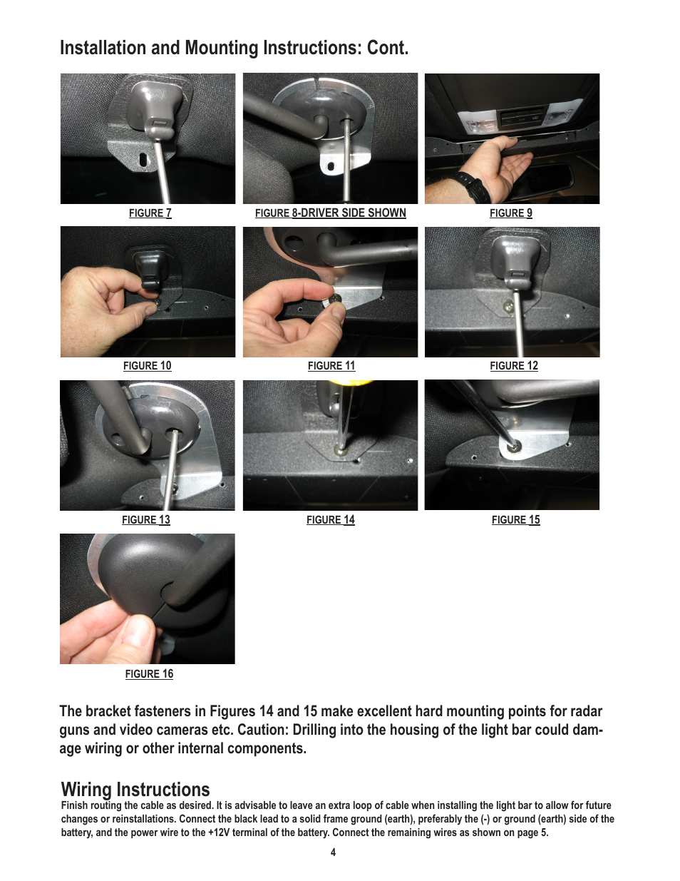 Code 3 SuperVisor with TriCore for 2011 Ford Explorer User Manual | Page 4 / 8