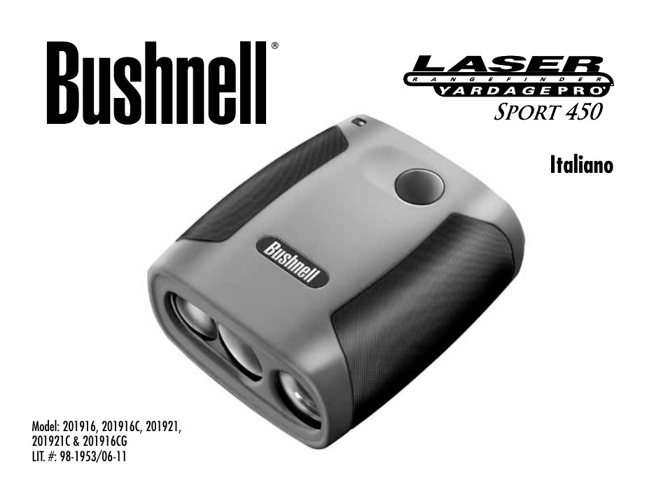Italiano | Bushnell 201916 201921C User Manual | Page 35 / 52