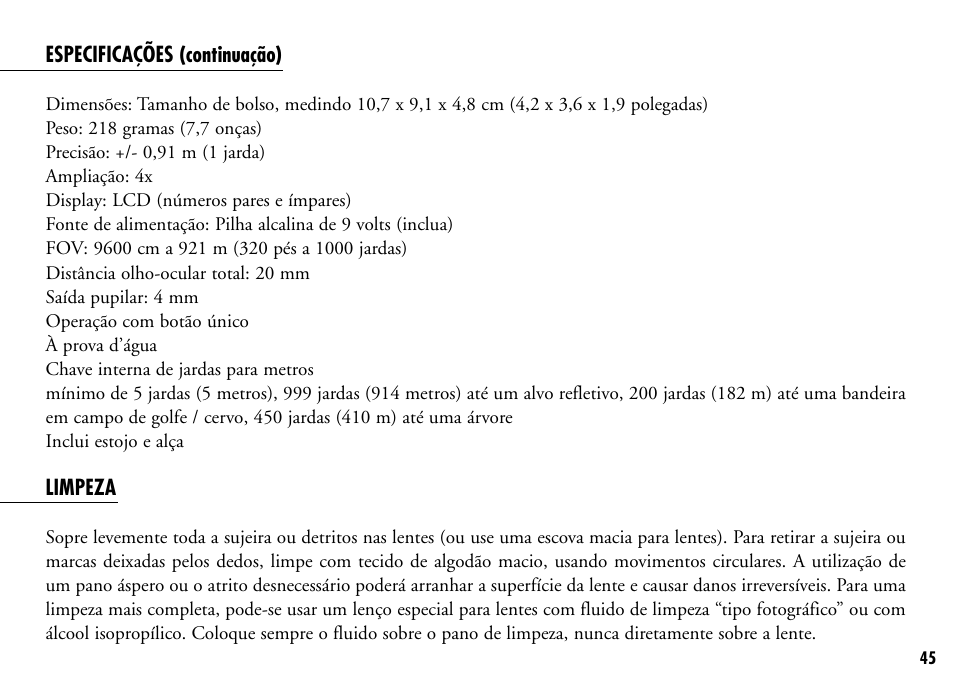 Bushnell 201916 201921C User Manual | Page 47 / 52
