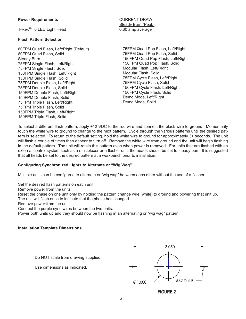 Code 3 T-Rex Series User Manual | Page 3 / 4