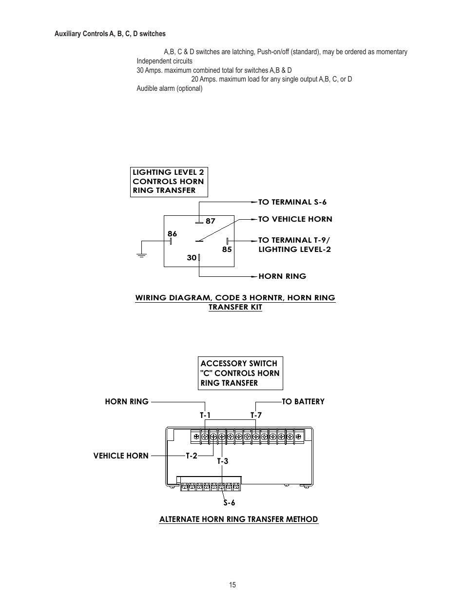 Code 3 V-Con Siren User Manual | Page 15 / 20