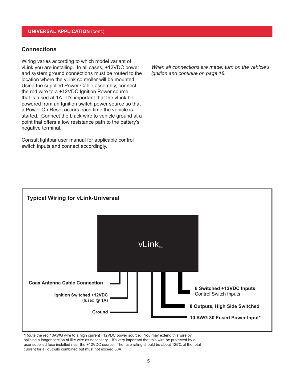 Vlink | Code 3 vLink User Manual | Page 15 / 30