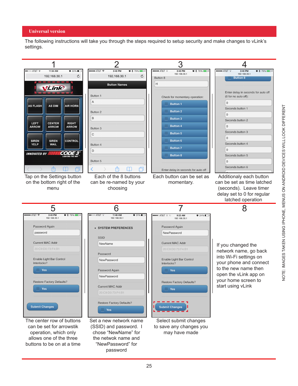 Code 3 vLink User Manual | Page 25 / 30
