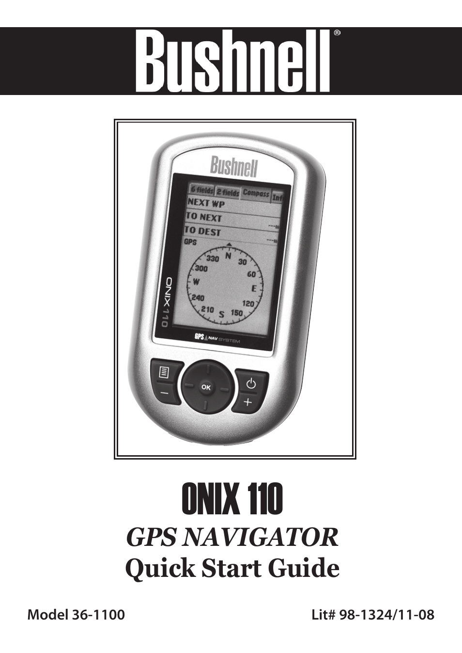 Bushnell ONIX 36-1100 User Manual | 28 pages