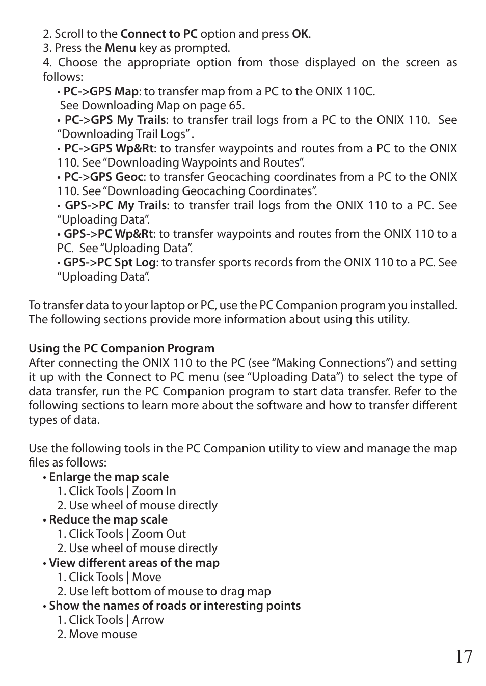 Bushnell ONIX 36-1100 User Manual | Page 17 / 28