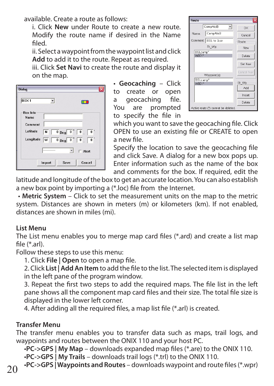 Bushnell ONIX 36-1100 User Manual | Page 20 / 28