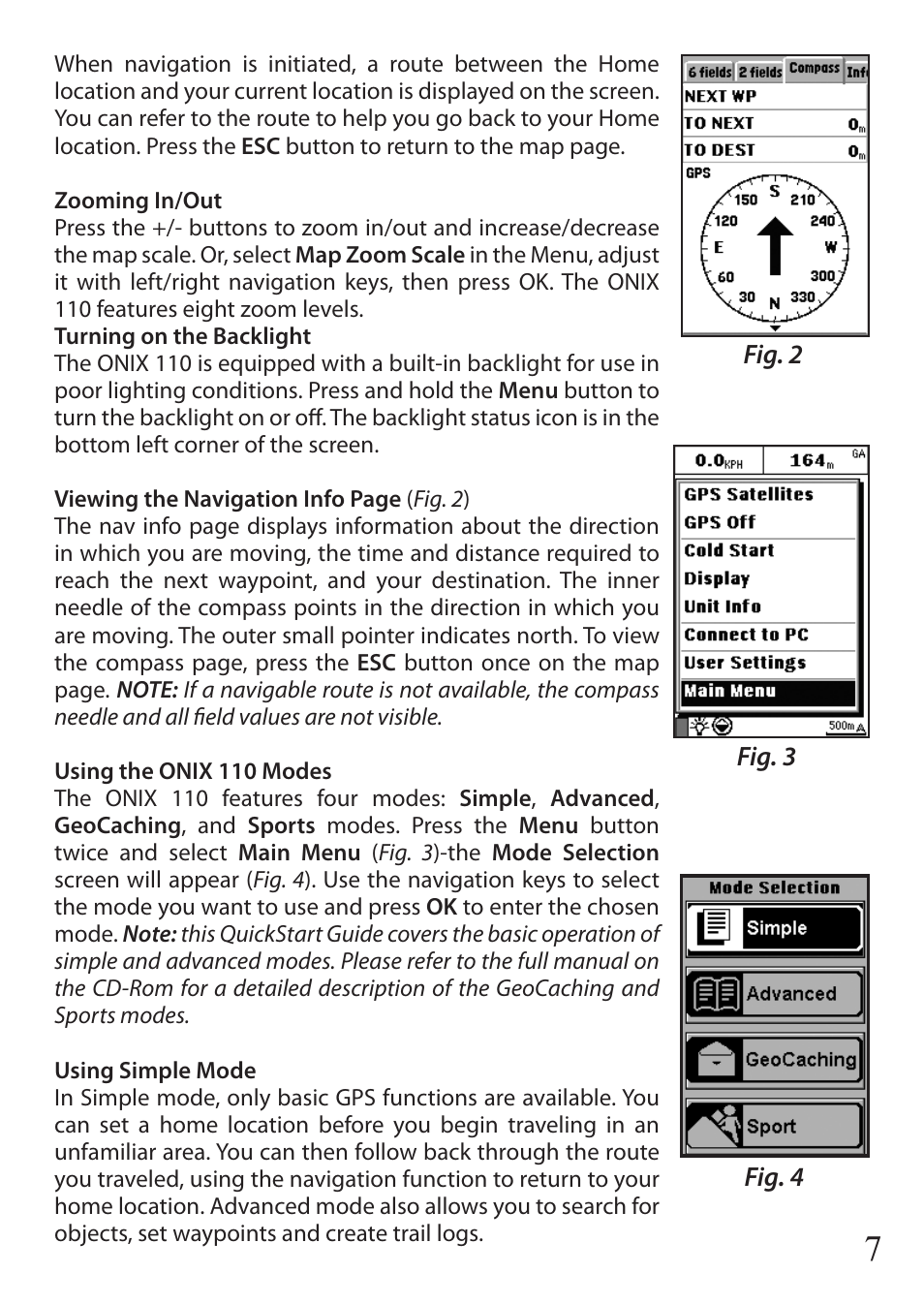 Bushnell ONIX 36-1100 User Manual | Page 7 / 28