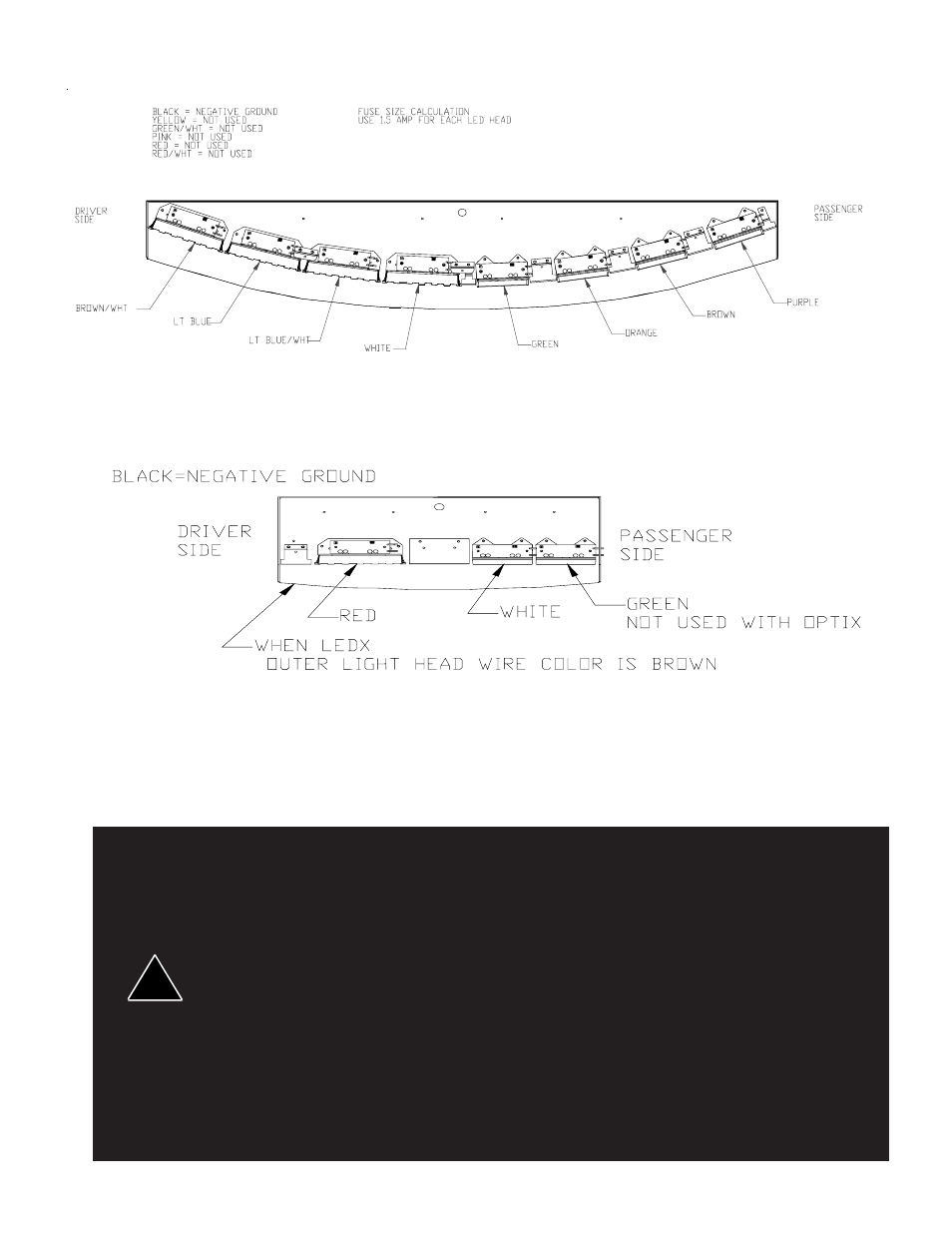 Wiring diagram, Wiring instructions | Code 3 WingMan for 2006 Chevy Impala User Manual | Page 5 / 12