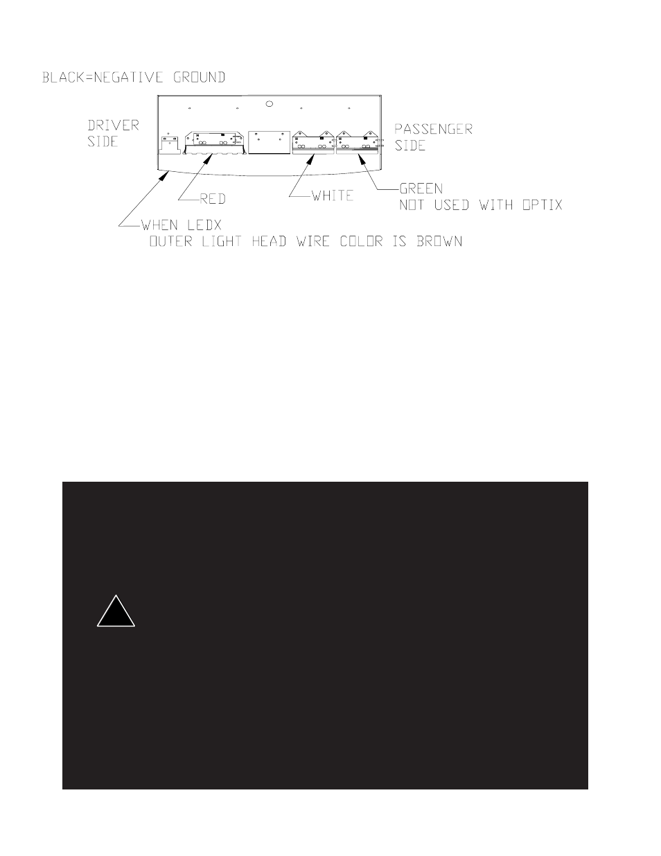 Wiring instructions, Wiring diagram | Code 3 WingMan for Chevy Impala User Manual | Page 8 / 16