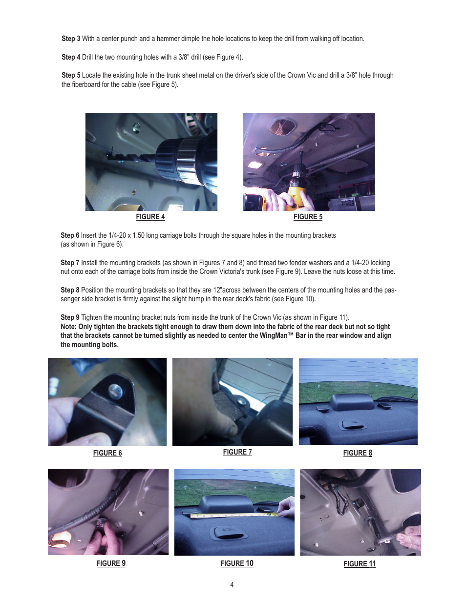Code 3 WingMan with TriCore for Crown Victoria User Manual | Page 4 / 12