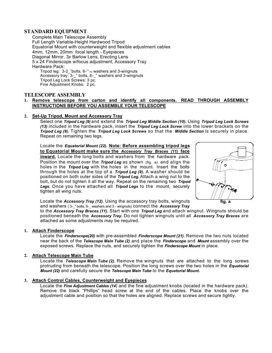 Bushnell DEEP SPACE SERIES 78-9519 User Manual | Page 2 / 5