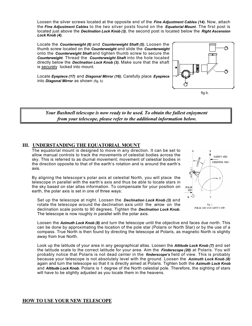 Bushnell DEEP SPACE SERIES 78-9519 User Manual | Page 3 / 5