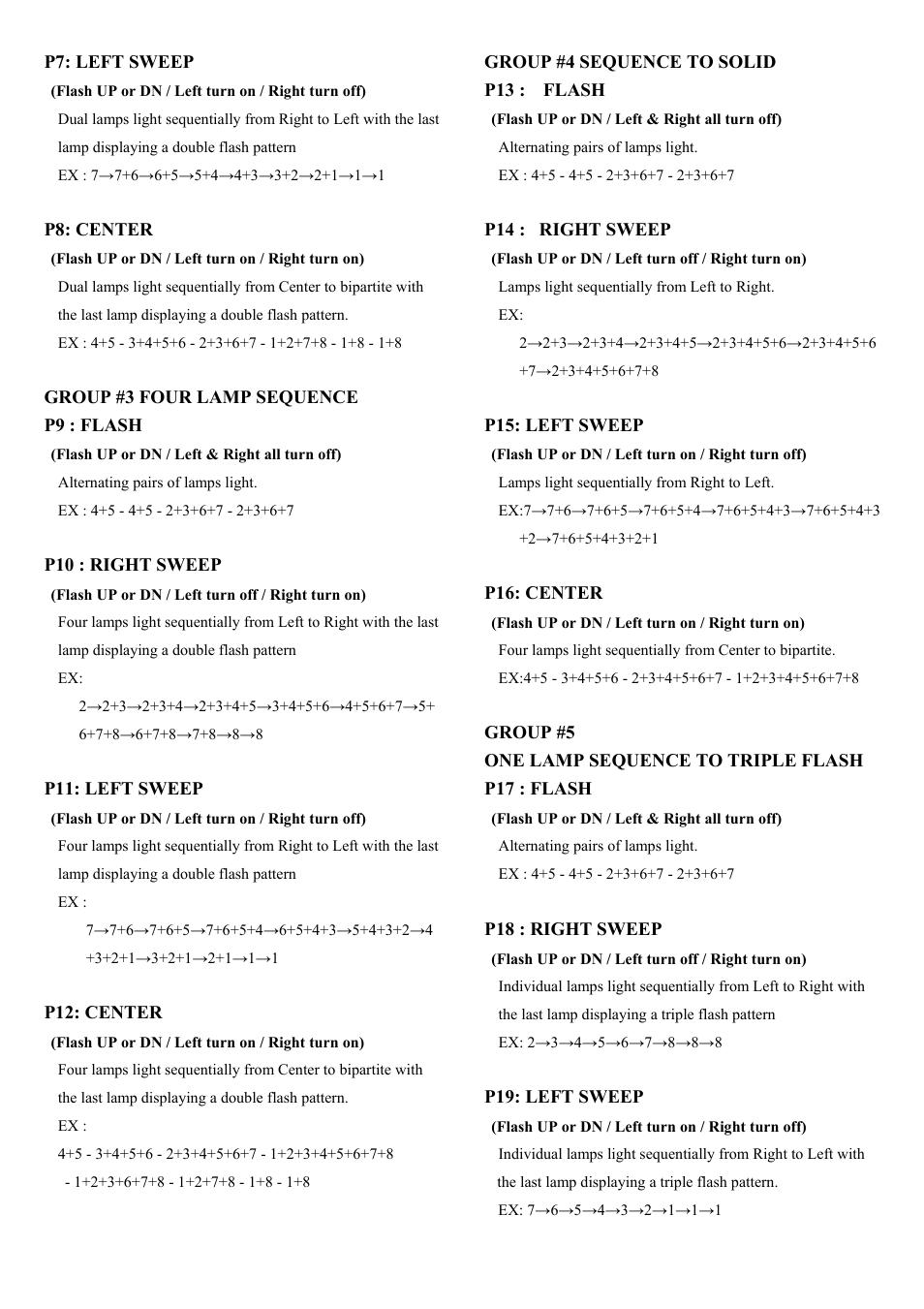 Code 3 XT308 User Manual | Page 4 / 7