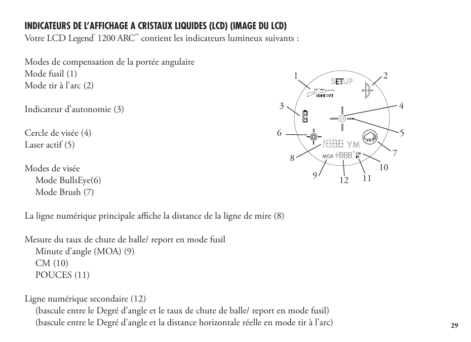 Bushnell Legend 1200 User Manual | Page 29 / 140