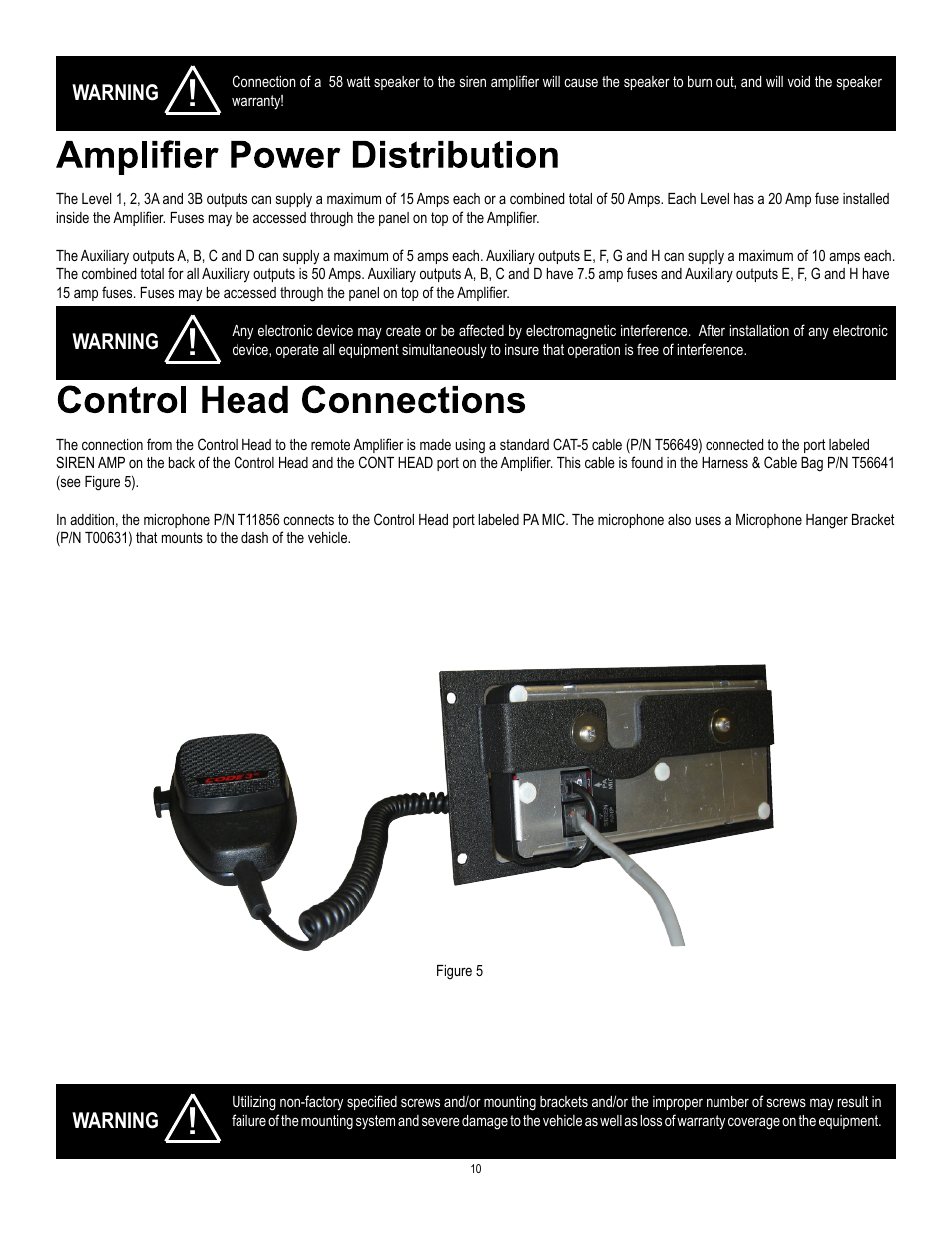 Code 3 Z3 Siren Installation & Operation Manual User Manual | Page 10 / 24