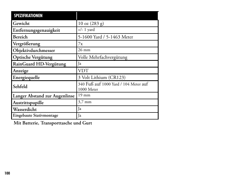 Bushnell 205110 User Manual | Page 100 / 156