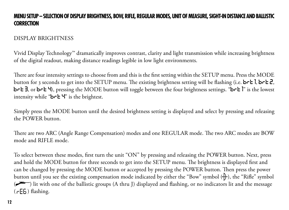 Bushnell 205110 User Manual | Page 12 / 156
