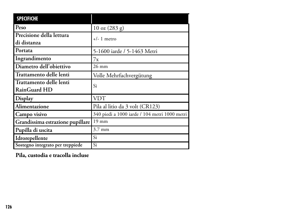 Bushnell 205110 User Manual | Page 126 / 156