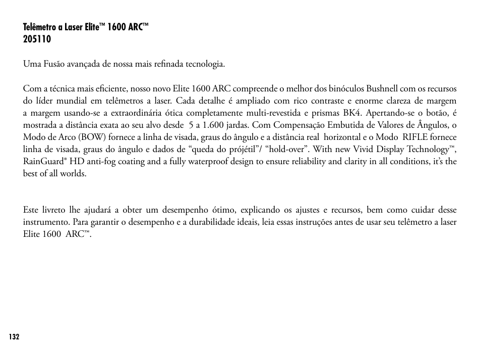 Bushnell 205110 User Manual | Page 132 / 156
