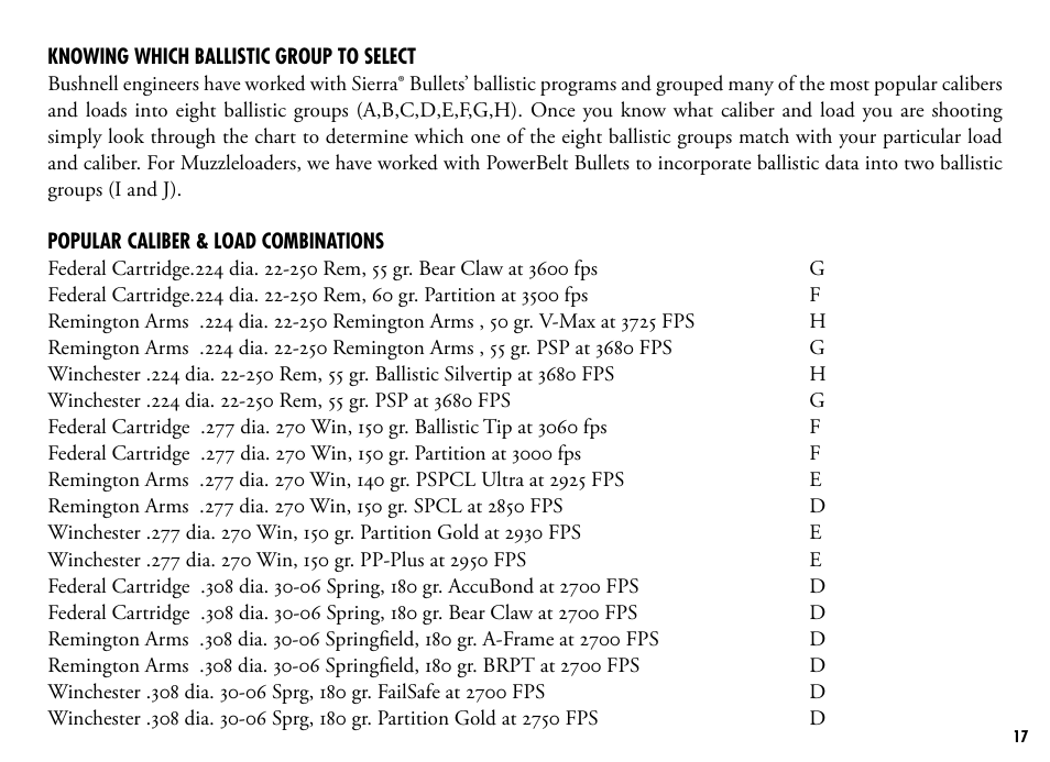 Bushnell 205110 User Manual | Page 17 / 156