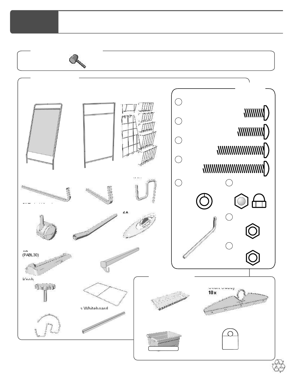 Chart caddy center - premium parts, Before beginning, you should have | Copernicus BTHC3 User Manual | Page 2 / 11