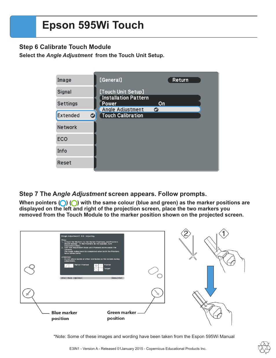 Epson 595wi touch | Copernicus E3IN1 User Manual | Page 14 / 19