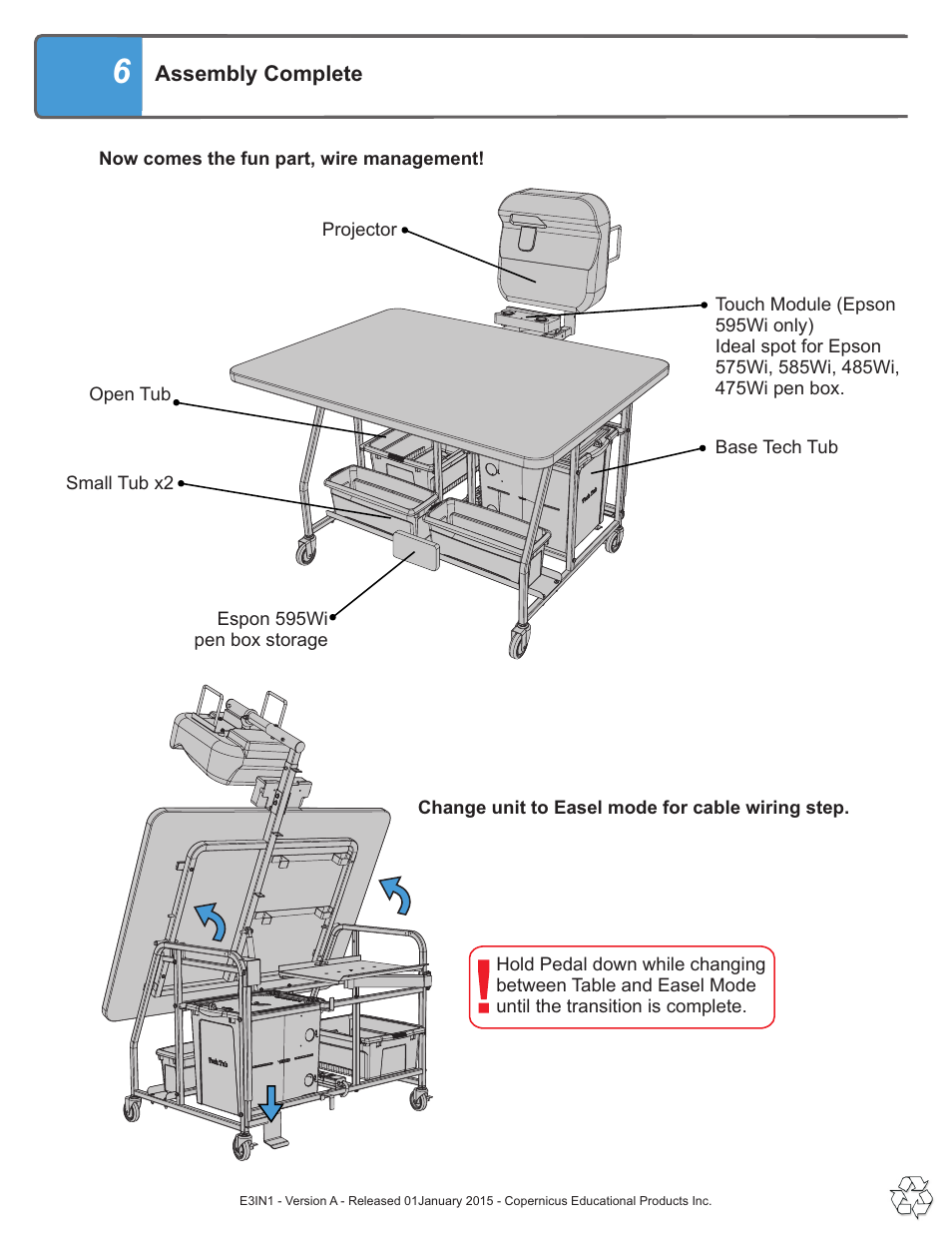 Copernicus E3IN1 User Manual | Page 8 / 19