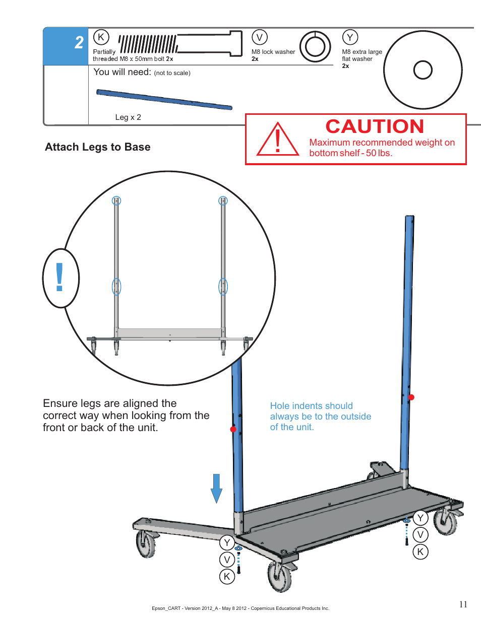 Caution | Copernicus IR400 User Manual | Page 11 / 51