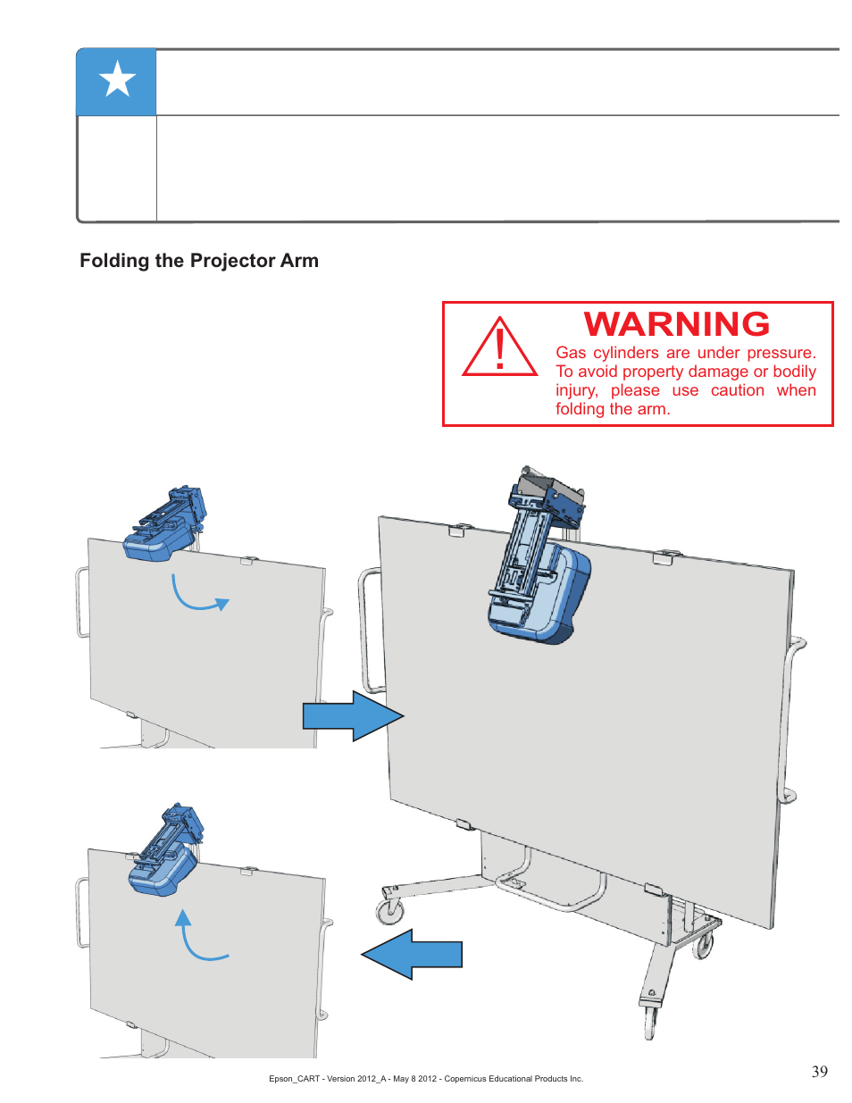 Warning | Copernicus IR400 User Manual | Page 39 / 51