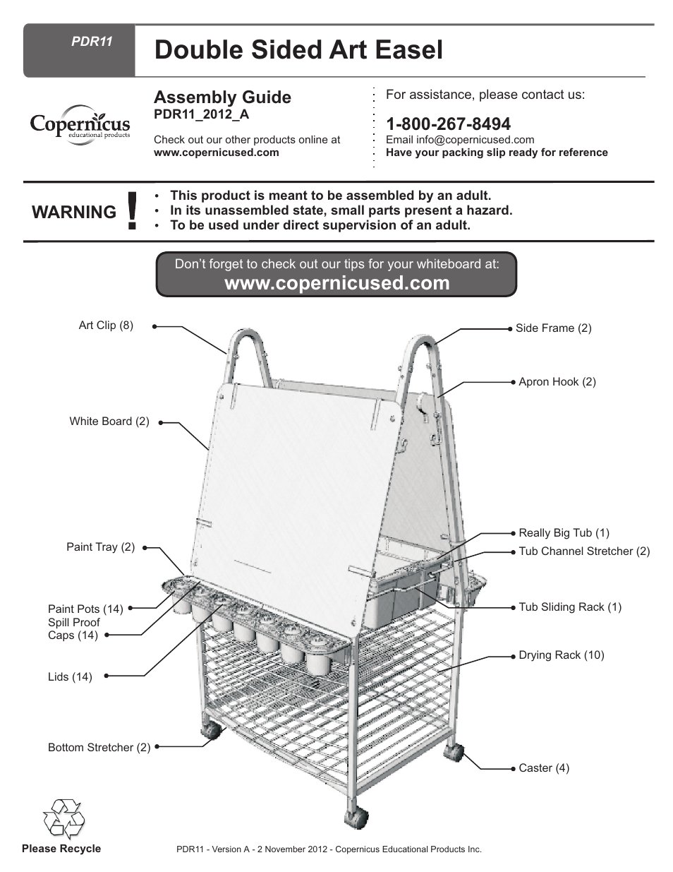 Copernicus PDR11 User Manual | 12 pages