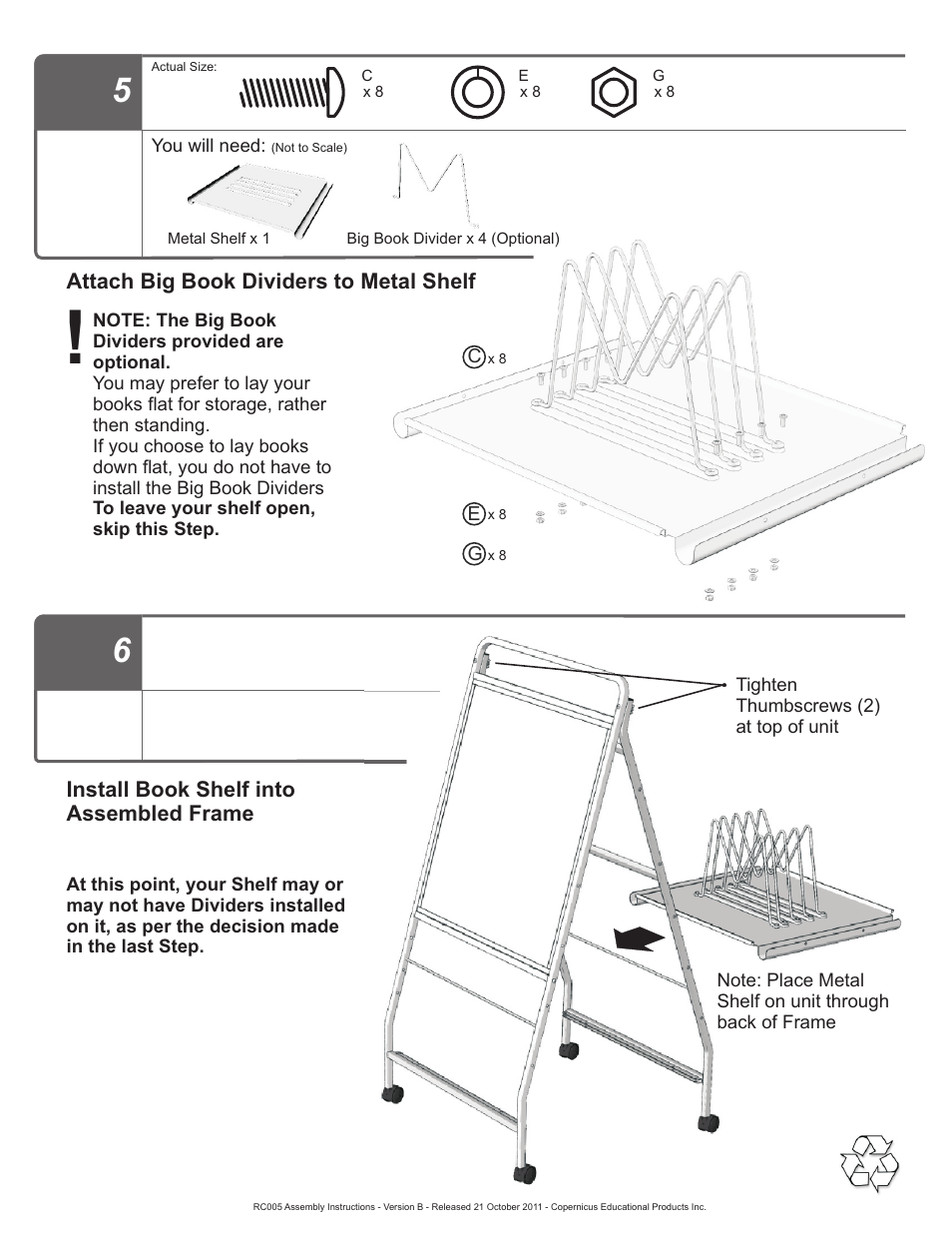 Copernicus RC005 User Manual | Page 6 / 7