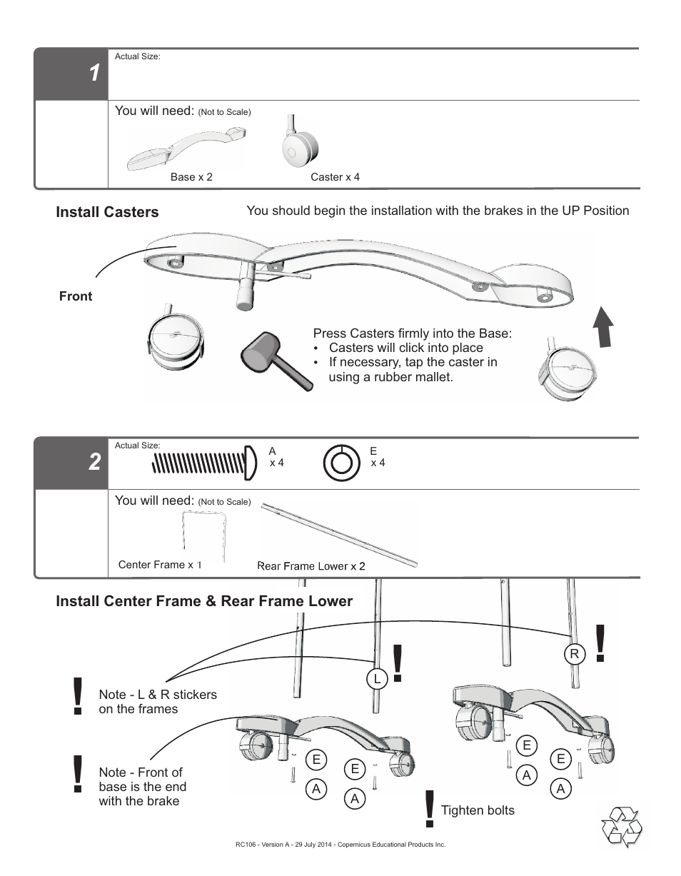 Copernicus RC106 User Manual | Page 4 / 9