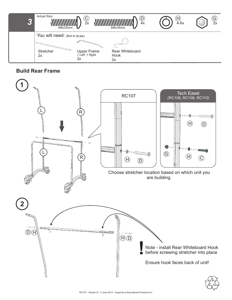 Step | Copernicus RC107 User Manual | Page 5 / 11