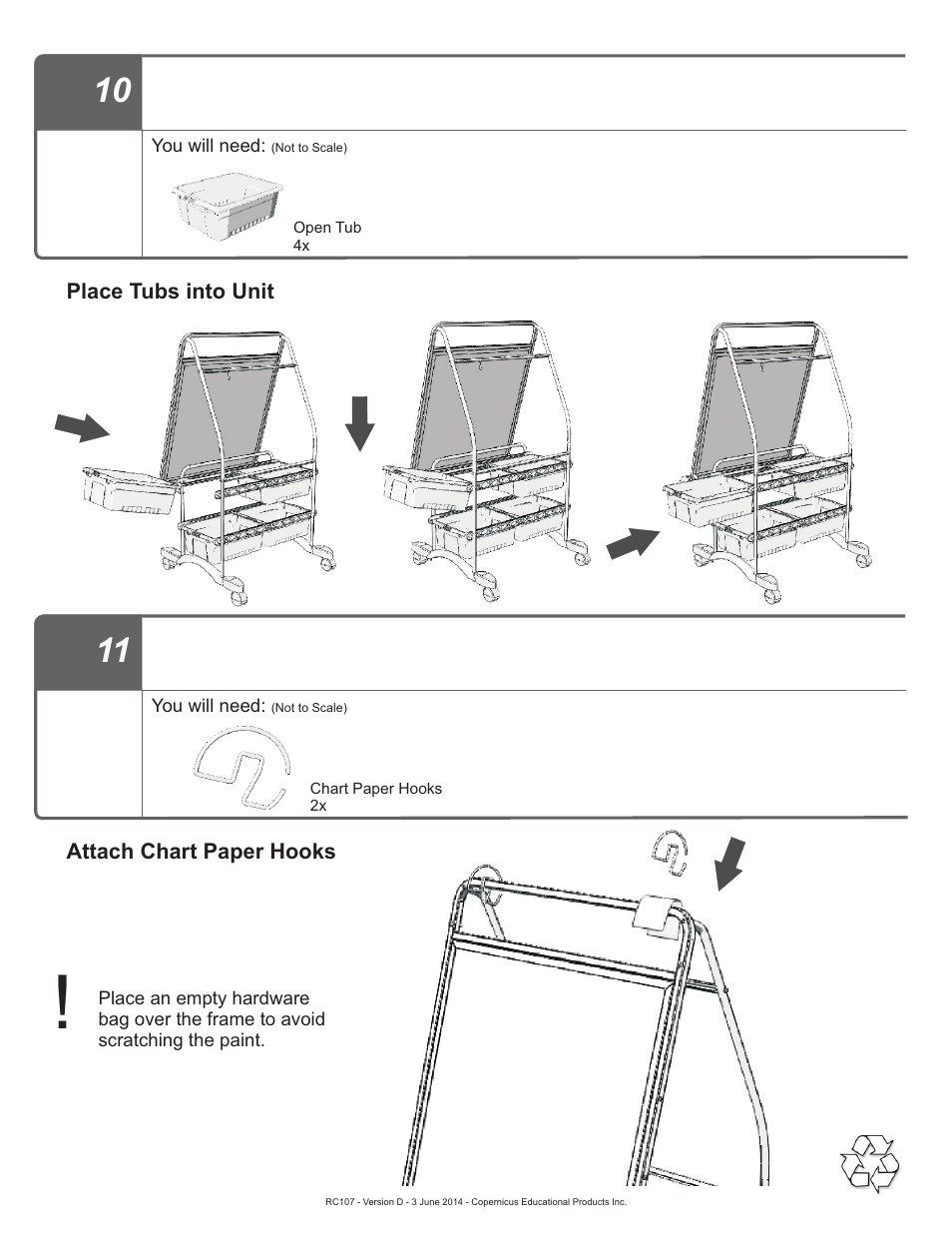 Step | Copernicus RC107 User Manual | Page 9 / 11