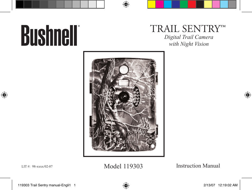 Bushnell 11-9303 User Manual | 16 pages