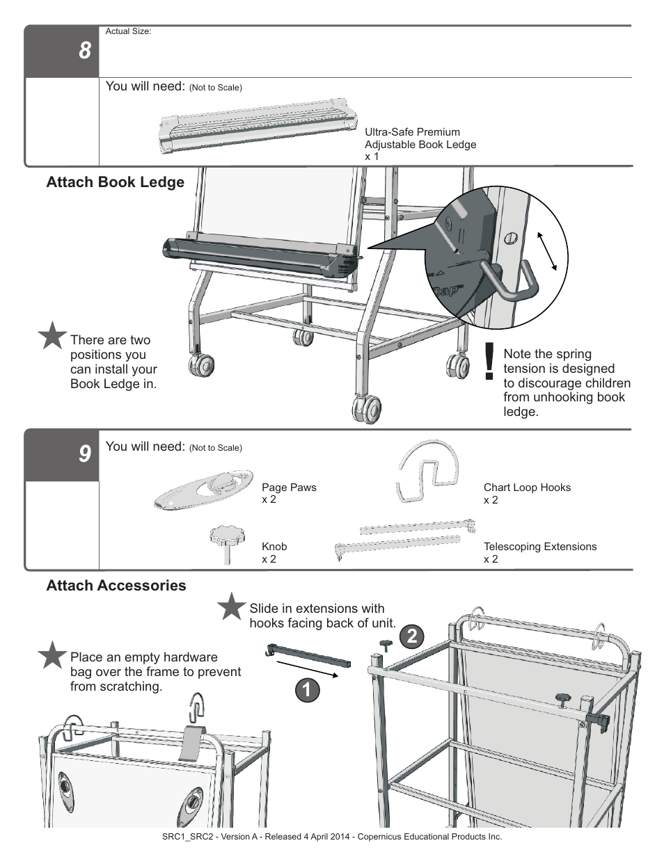 Step 8,9 | Copernicus SRC2 User Manual | Page 8 / 10