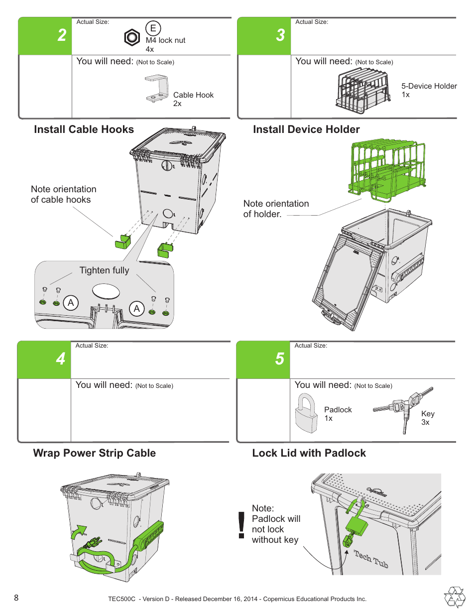 Copernicus TEC500C User Manual | Page 8 / 12