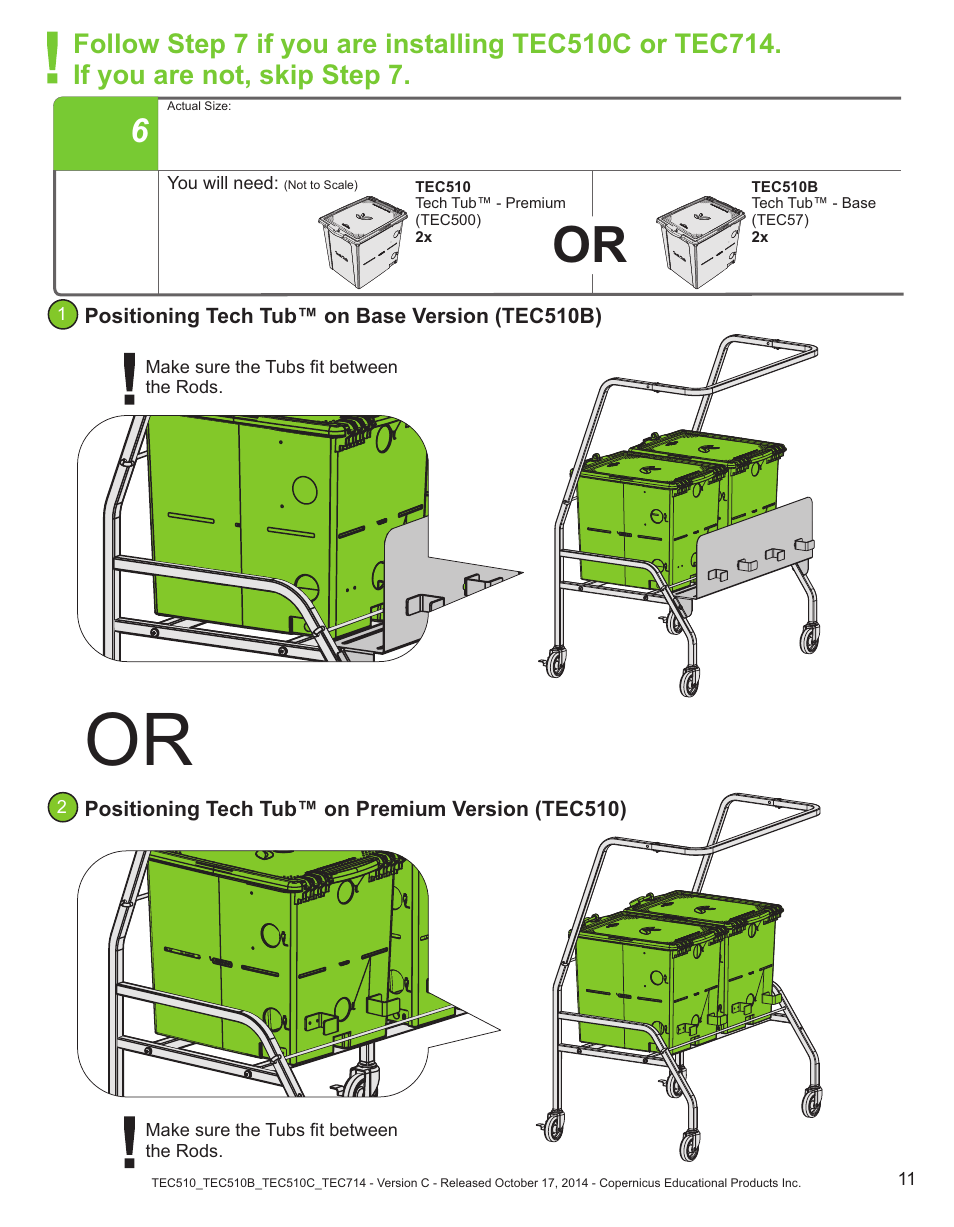 Copernicus TEC714 User Manual | Page 11 / 17