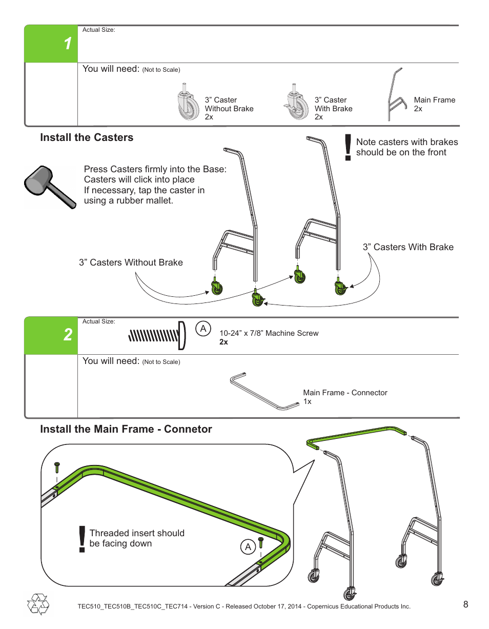 Copernicus TEC714 User Manual | Page 8 / 17