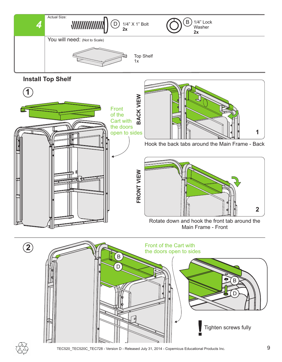Copernicus TEC728 User Manual | Page 9 / 18